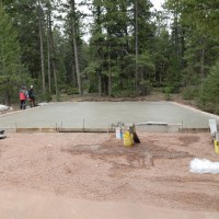 Initial Concrete Installation