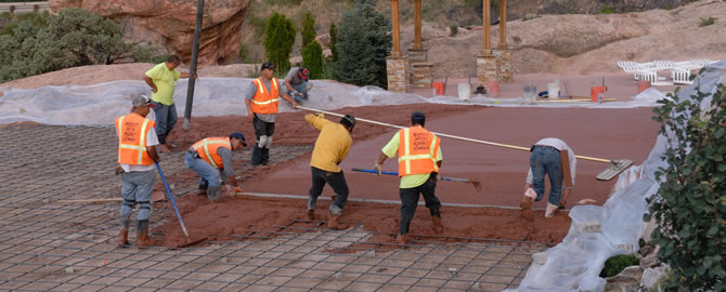 Laying the foundation for concrete work